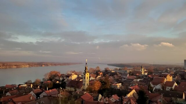 Panoramic view from Gardos, Zemun - Serbia