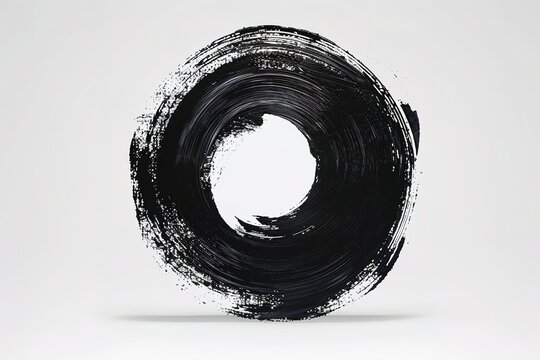 Sketchy, scribble, grungy circle textured design element
