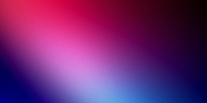 Abstract gradient background for poster, cover or banner. Pink, red, purple and blue colors. Blurred wallpaper with grainy noise effect. Digital - Powered by Adobe