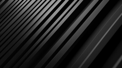 Obraz premium 3D Black Geometric Abstract Background 