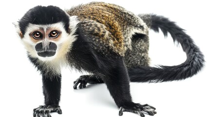 Monkey isolated on white background