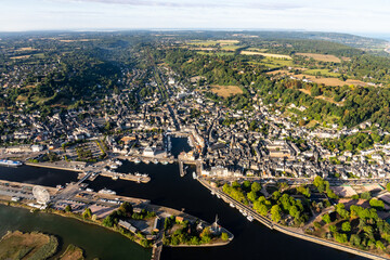 Honfleur vue du ciel