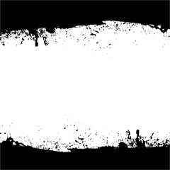 grunge frame with splashes