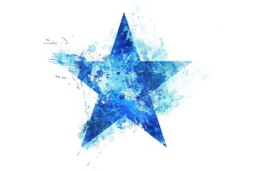 Obraz premium Many Random Falling Stars Confetti on White Sky Background. Invitation Background. Banner, Greeting Card, Christmas and New Year card, Postcard, Packaging, Textile Print. Beautiful Starry Sky 