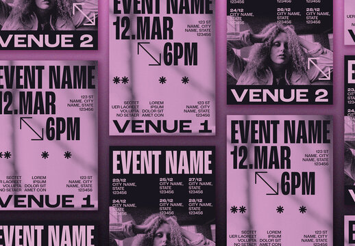 Brutalist Poster Event