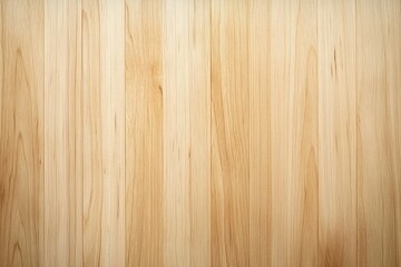 Naklejka premium Light beige wood background with natural oak grain texture for design, decoration, and wallpaper use. Top-view photograph of a real oak board with light brown surface.