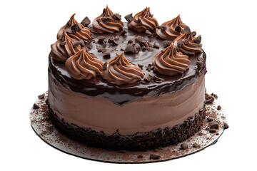 a chocolate cake with frosting