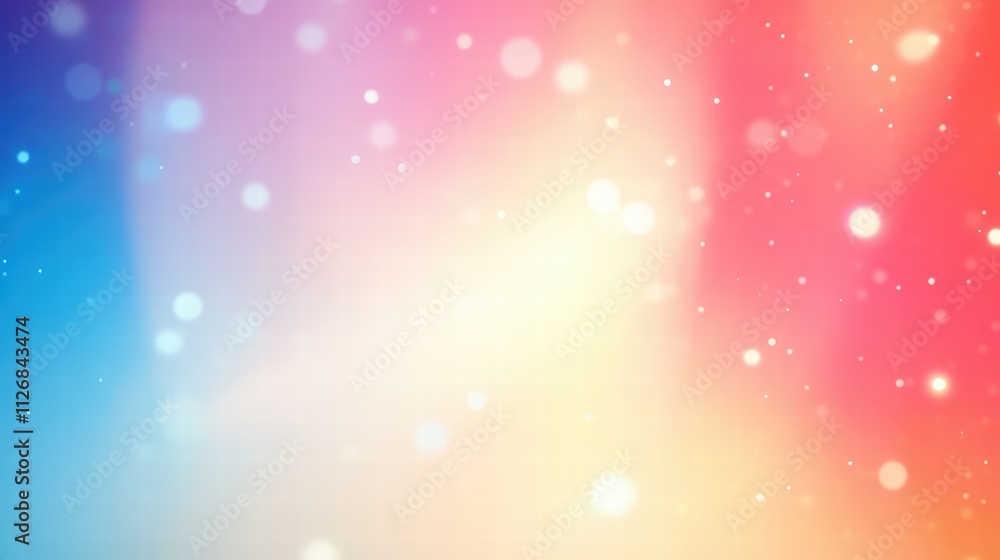 Poster colorful abstract background with soft bokeh effects