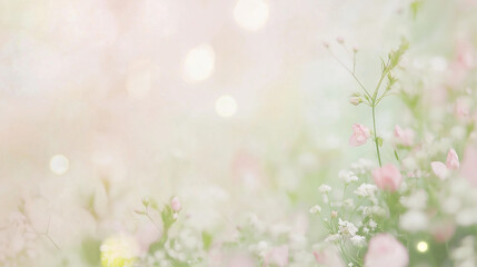 美しい春のガーデンの背景素材