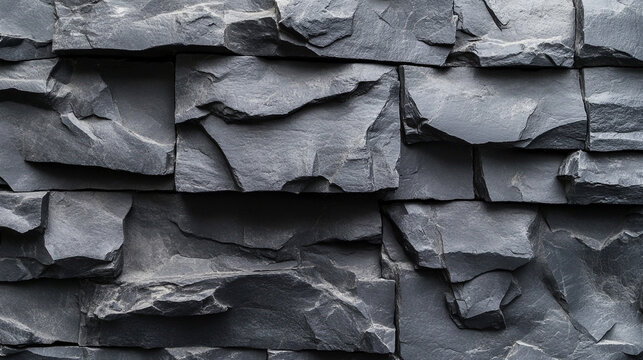 black anthracite gray stone texture with rugged concrete patterns, emphasizing raw beauty and strength. The textured surface symbolizes resilience, stability, and timelessness