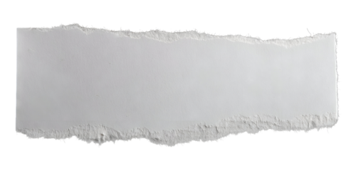 white paper ripped message torn