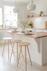 Bright and Airy Scandinavian-Inspired Kitchen