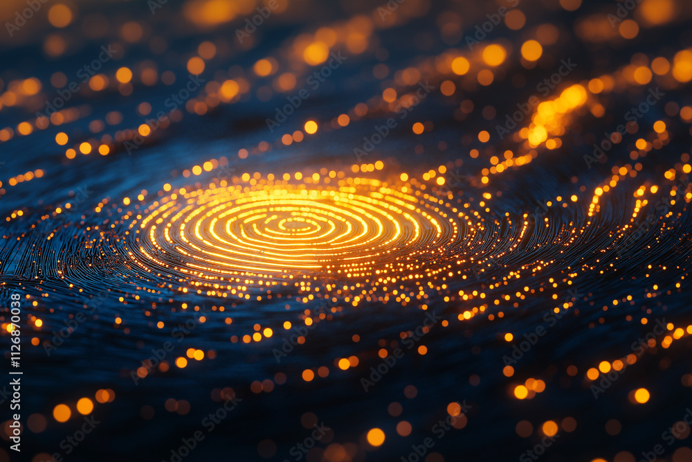 Poster swirling patterns of light create a mesmerizing glow in the dark backdrop. generative ai