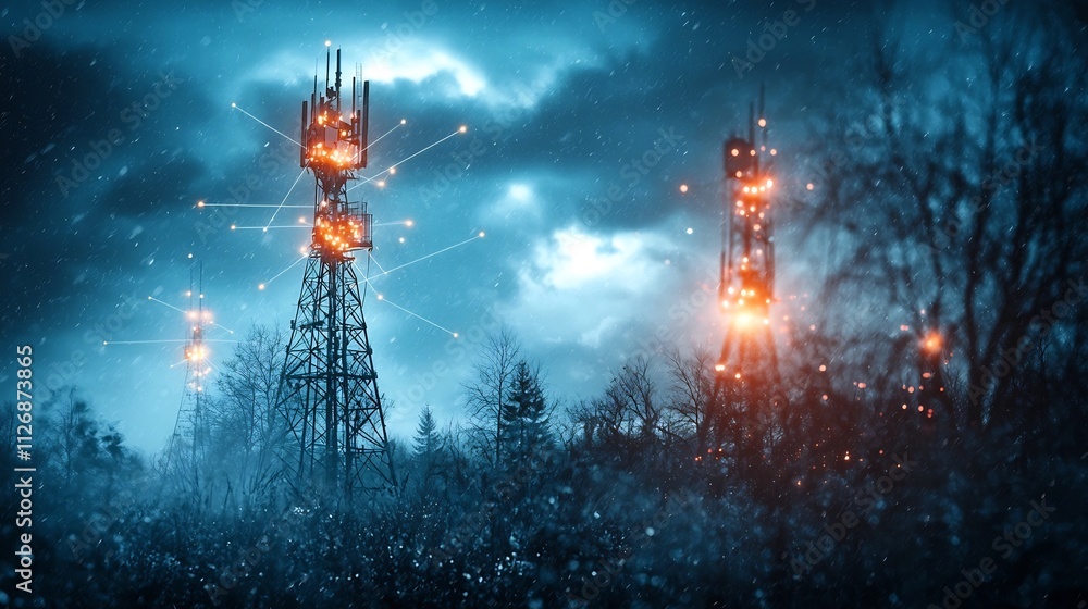 Poster innovative weather monitoring station with a sophisticated network of sensors data processing and in