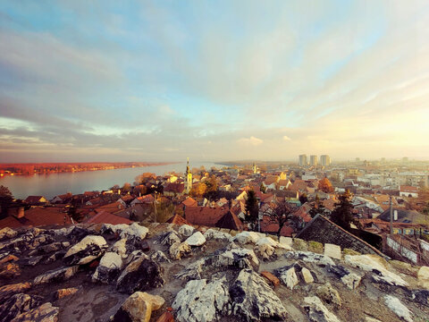 Panoramic view from Gardos, Zemun - Serbia