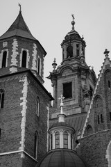 Obraz premium Lovely winter details in the city of Krakow in Poland.