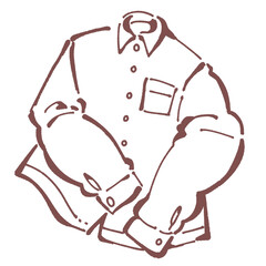 ブラウスのイラスト