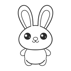 Adorable Bunny Vector Design for Cute Art Projects