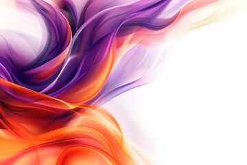 Abstract smooth color wave vector. Curve flow motion illustration
