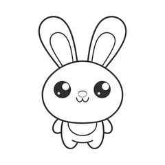 Adorable Bunny Vector Design for Cute Art Projects