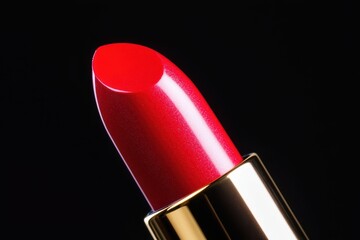 Applying bold red lipstick beauty studio makeup tutorial creative space close-up glamour techniques