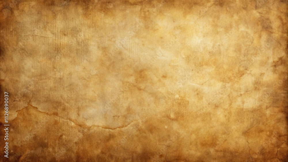 Aufkleber aged and weathered parchment paper, with a timeless and rustic texture. it evokes a sense of history