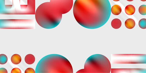 Triangles, circles, squares, rectangles design. Vector Illustration For Wallpaper, Banner, Background, Card, Book Illustration, landing page