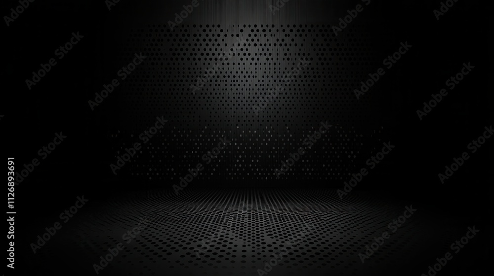 Poster a dark, textured surface with a subtle pattern creating a mysterious and immersive atmosphere.