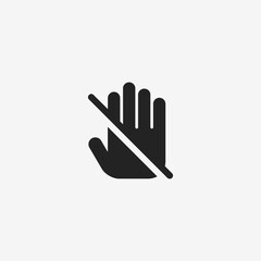 No Touch Symbol
