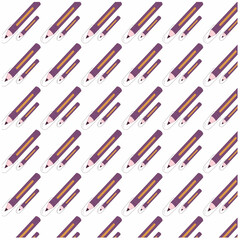 seamless pattern with pencils