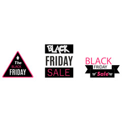 Obraz premium Print Black Friday sale text at ripped paper white background, black Friday sale discount with Percentage Discount.