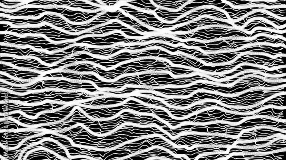 Aufkleber white and black vector. abstract brush pattern. abstract wave dotted mesh on black. modern backgroun