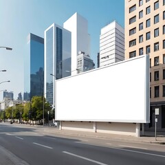 Obraz premium billboard on the street
