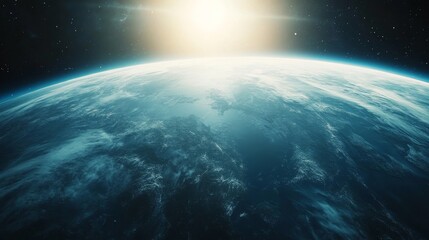 Fototapeta premium Ultra detailed, photorealistic view of Earth from space