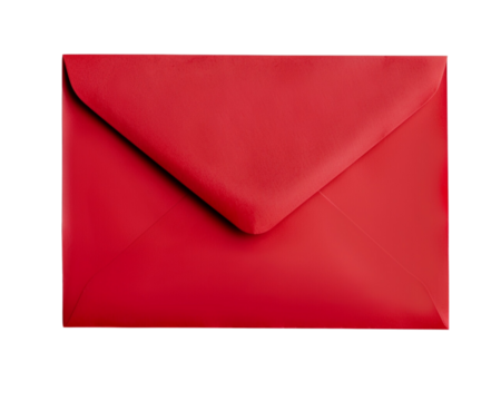 red envelope,  isolated - Powered by Adobe