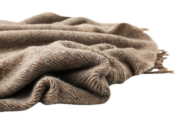 Fototapeta premium Premium wool fabric available in a variety of colors and patterns isolated on transparent background