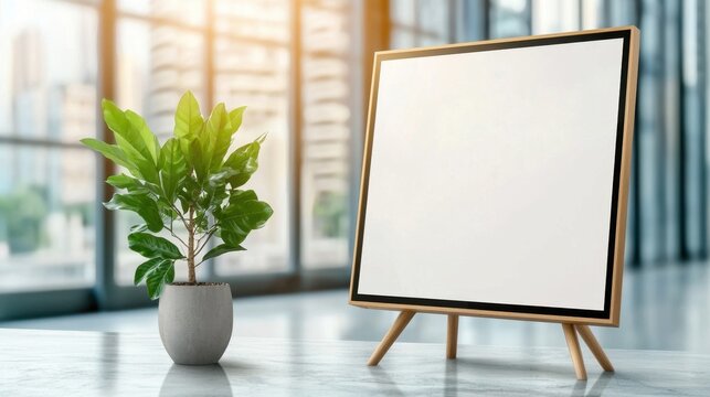 The blank digital signage screen in a public space is a sleek, modern display that can be easily customized with dynamic content to engage and inform passersby