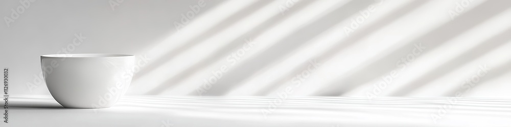 Poster simple product photo with ample copy space clean white background and soft lighting ideal for in mar