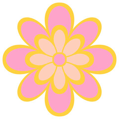 Digital drawing of flower for decorating in Chinese Theme