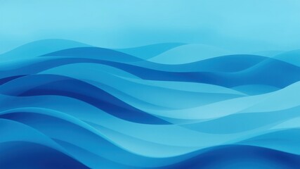 Abstract Blue Wave Pattern Background Design for Presentation