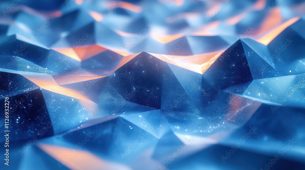 Poster abstract 3d render geometric animation background design seamless looped vide