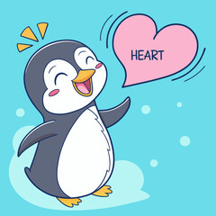 Happy avocado with a big smile