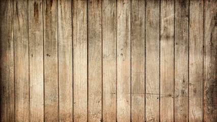Obraz premium Old wood texture background, wood planks or wood wall