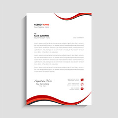 Professional Corporate Letterhead Template design