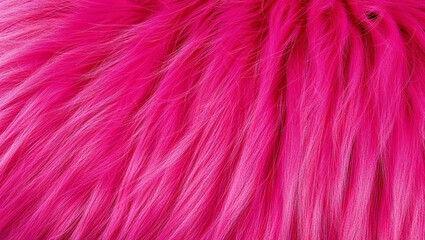 Pink fur background showing soft texture and vibrant color