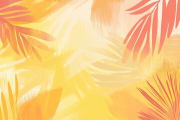 cheerful vector with sunny gradient of yellow and orange and subtle soft brushstroke patterns
