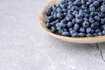 Fresh blueberry background. Blueberry Texture Close Blueberry Antioxidant Organic Superpeed Bowl Concept Healthy Nutrition