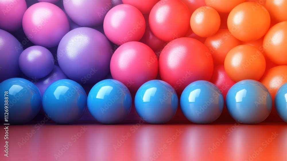 Poster abstract 3d rendering of a modern geometric background minimalistic design for poster cover branding