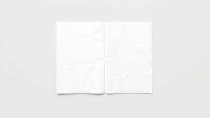 A high-quality mockup of a bifold brochure showcasing a clean and professional design, presentation, business
