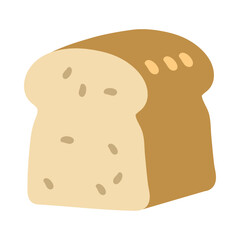 Fresh Bread - Bakery Icon, Loaf Illustration, and Food Clipart Design